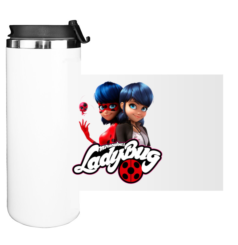 Water Bottle on Tumbler - lady bug 3 - Mfest