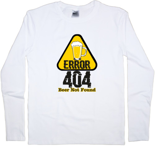 Men's Longsleeve Shirt - no beer found - Mfest