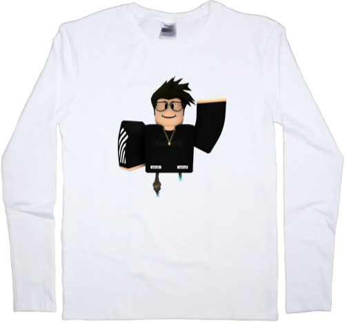 Kids' Longsleeve Shirt - Roblox character - Mfest