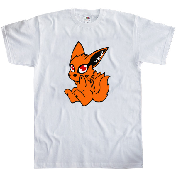 Kids' T-Shirt Fruit of the loom - cute Nine-Tails - Mfest