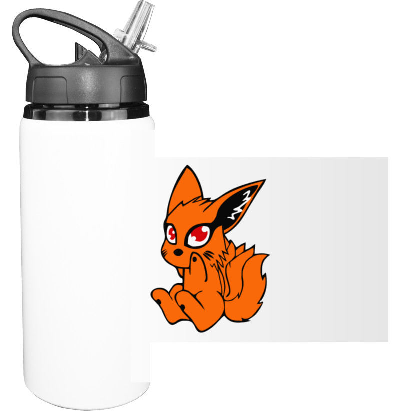 Sport Water Bottle - cute Nine-Tails - Mfest