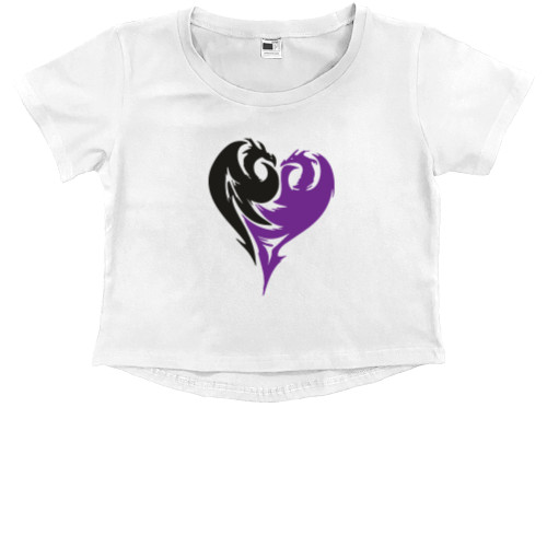 Kids' Premium Cropped T-Shirt - heirs 3 - Mfest