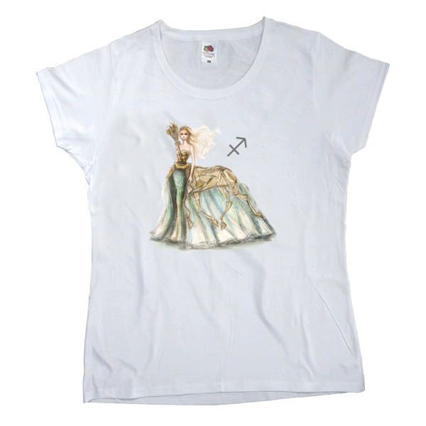 Women's T-shirt Fruit of the loom - Sagittarius (zodiac sign) - Mfest