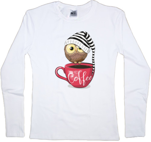 Women's Longsleeve Shirt - owl - Mfest