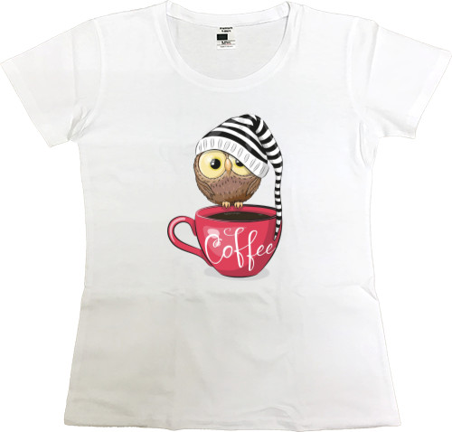 Women's Premium T-Shirt - owl - Mfest