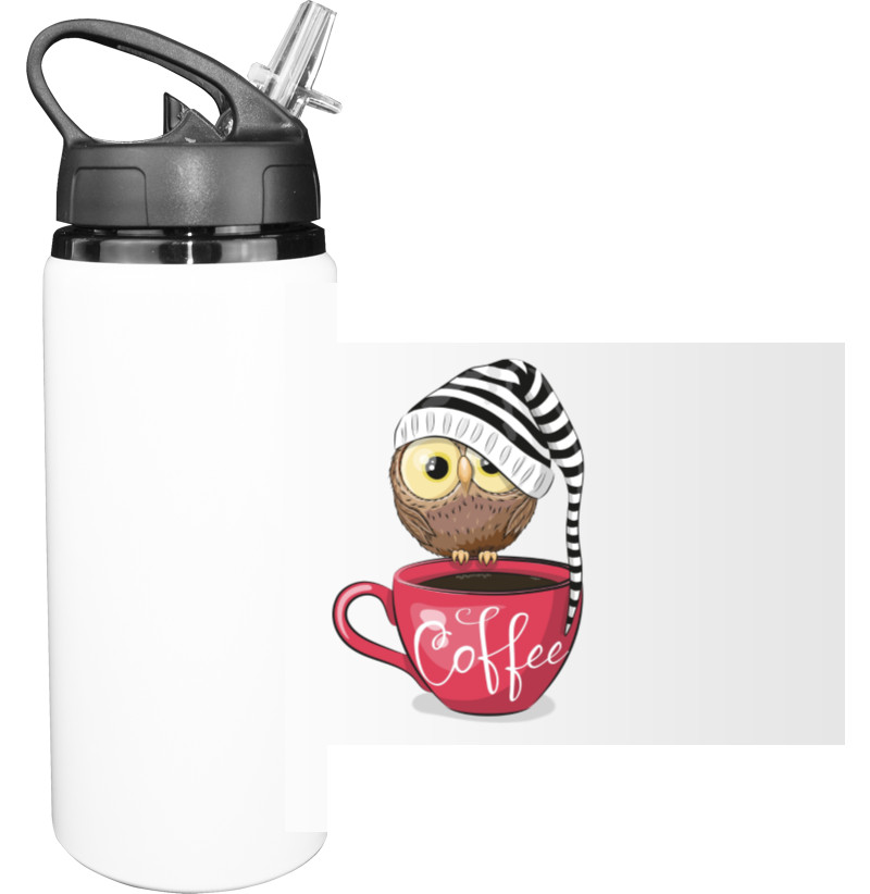 Sport Water Bottle - owl - Mfest