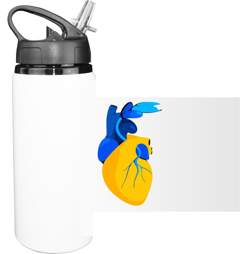 Sport Water Bottle - Heart - Mfest