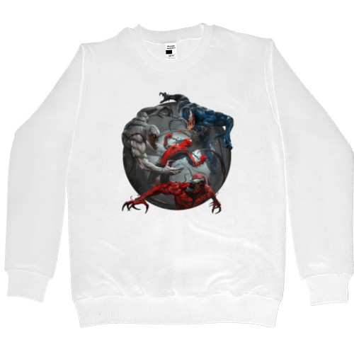 Men’s Premium Sweatshirt - Symbiotes and spider man - Mfest