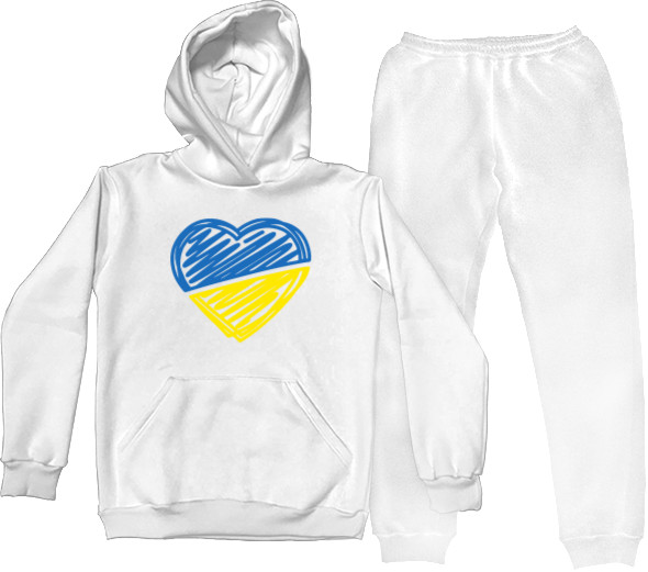 Sports suit for women - UKRAINE IN THE HEART 2 - Mfest