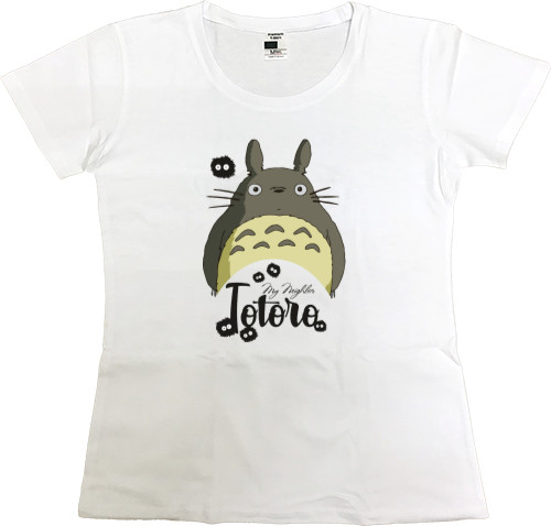 Women's Premium T-Shirt - Totoro and Chernushki - Mfest