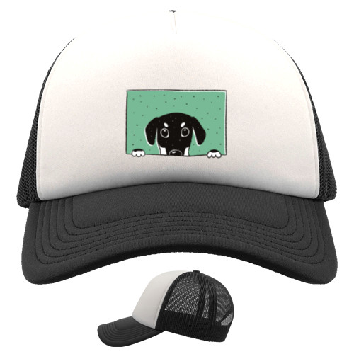 Kids' Trucker Cap - dachshund - Mfest