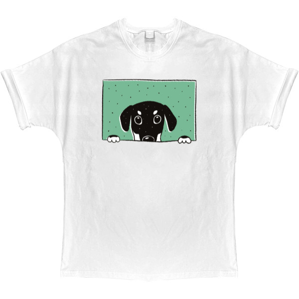 T-shirt Oversize - dachshund - Mfest