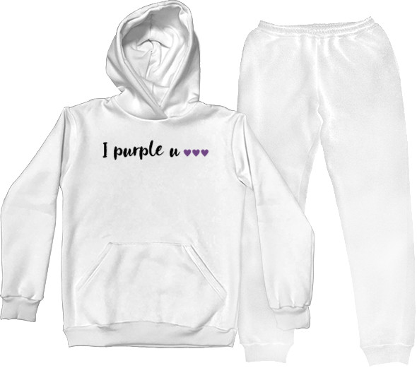 Sports suit for women - I will purple you - Mfest