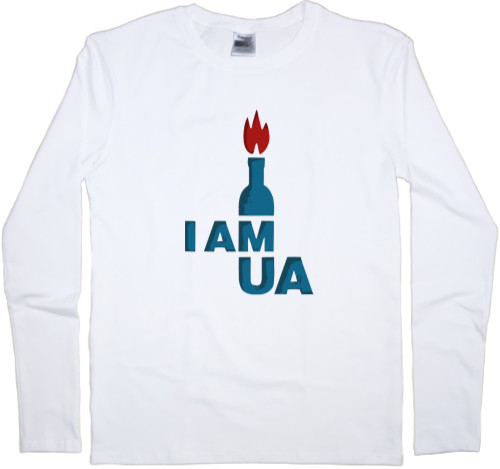 Men's Longsleeve Shirt - I AM UKRAINIAN! 3 - Mfest