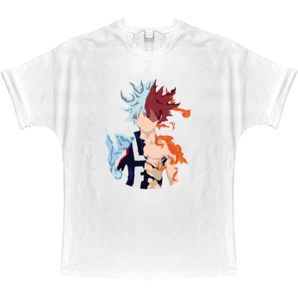 T-shirt Oversize - Shoto Todoroki - Mfest