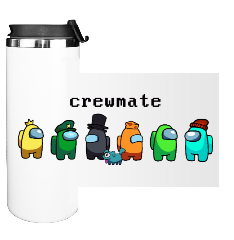 Water Bottle on Tumbler - crew members - Mfest