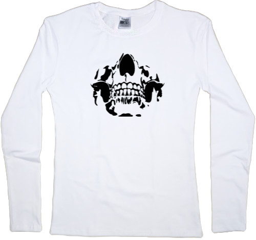 Women's Longsleeve Shirt - SKULL 2 - Mfest