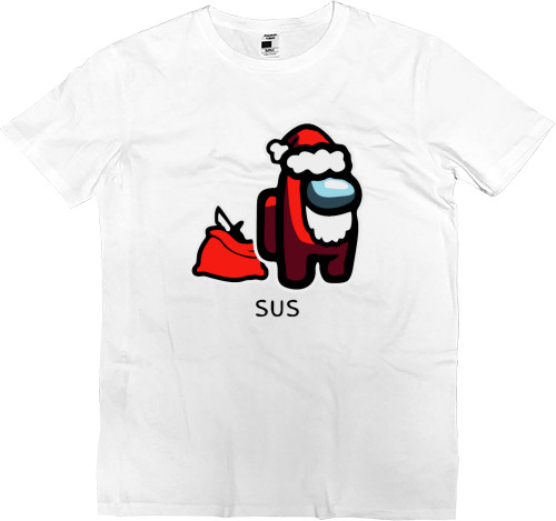 Men’s Premium T-Shirt - Santa Among Us Sus - Mfest