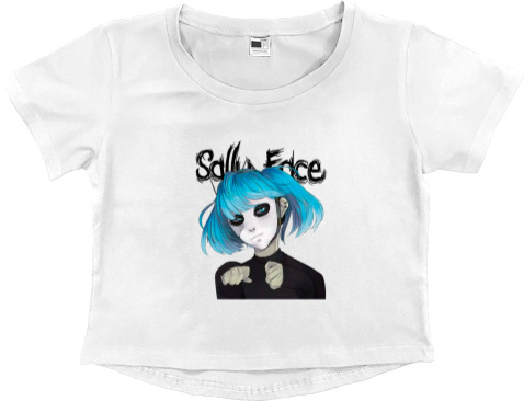 Women's Cropped Premium T-Shirt - Sally face - Mfest