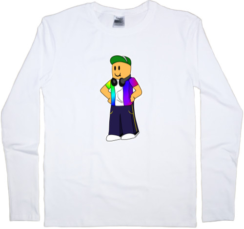 Kids' Longsleeve Shirt - roblox noob - Mfest