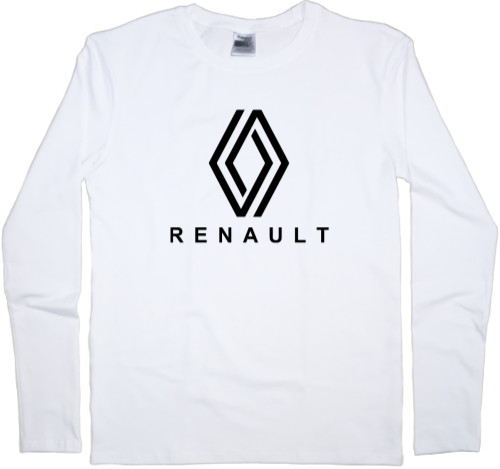 Футболка з Довгим Рукавом Чоловіча - RENAULT logo - Mfest