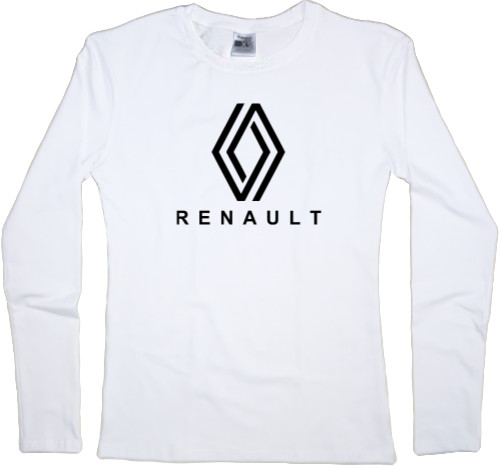 Футболка з Довгим Рукавом Жіноча - RENAULT logo - Mfest