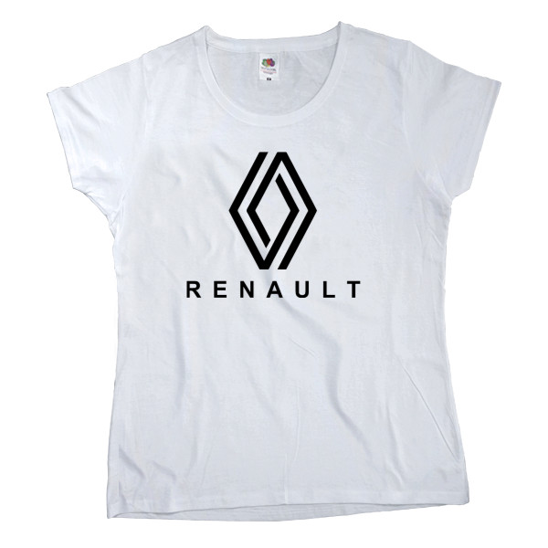 Футболка Класика Жіноча Fruit of the loom - RENAULT logo - Mfest