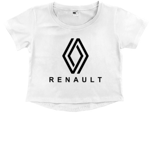 Кроп - топ Премиум Детский - RENAULT logo - Mfest