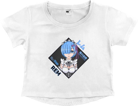 Women's Cropped Premium T-Shirt - Rem 3 - Mfest