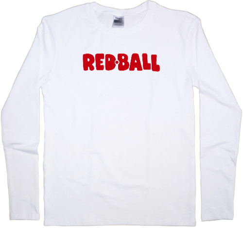 Men's Longsleeve Shirt - red ball logo - Mfest