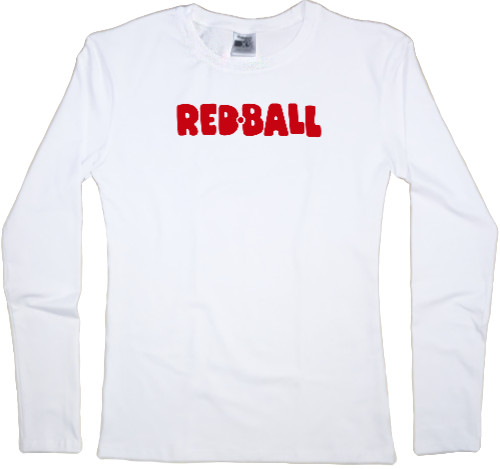 Women's Longsleeve Shirt - red ball logo - Mfest