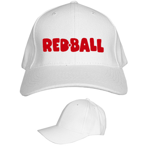 Kids' Baseball Cap 6-panel - red ball logo - Mfest