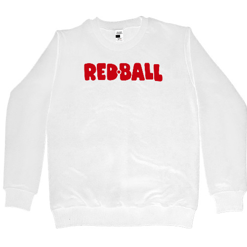 Women's Premium Sweatshirt - red ball logo - Mfest