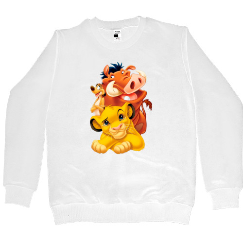 Women's Premium Sweatshirt - Simba Timon and Pumbaa - Mfest