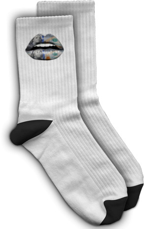 Socks - dollar lips - Mfest