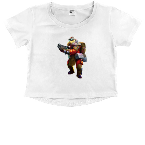 Kids' Premium Cropped T-Shirt - Deep Rock Galactic 5 - Mfest