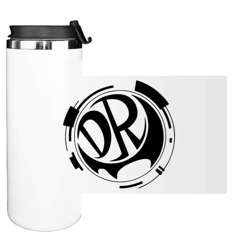 Water Bottle on Tumbler - danganronpa logo 2 - Mfest