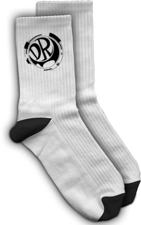 Socks - danganronpa logo 2 - Mfest