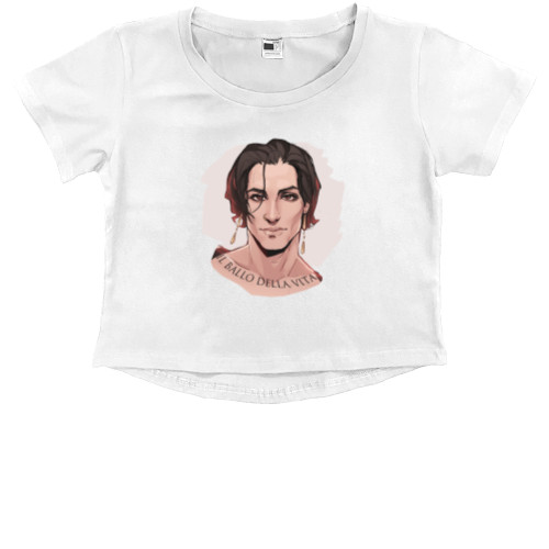 Kids' Premium Cropped T-Shirt - Damiano 2 - Mfest