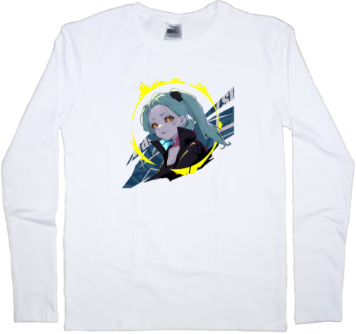 Men's Longsleeve Shirt - Cyberpunk 2077 Rebecca 2 - Mfest