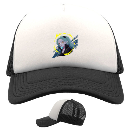 Kids' Trucker Cap - Cyberpunk 2077 Rebecca 2 - Mfest