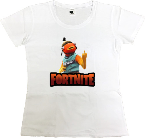 Women's Premium T-Shirt - Fishstick And Fortnite 2 - Mfest