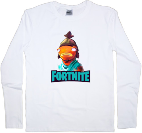 Men's Longsleeve Shirt - Fish Stick Skin Fortnite - Mfest