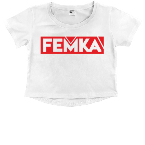 Kids' Premium Cropped T-Shirt - FEMKA - Mfest