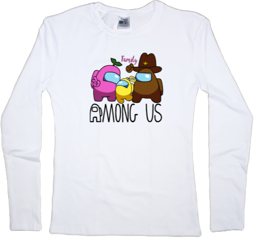 Women's Longsleeve Shirt - family among us - Mfest