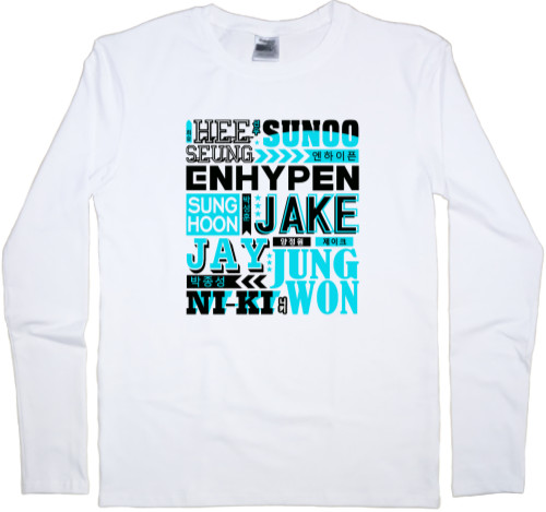 Men's Longsleeve Shirt - enhypen - Mfest