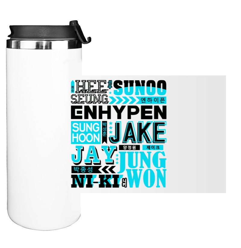 Water Bottle on Tumbler - enhypen - Mfest