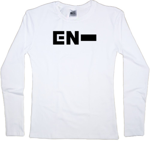 Women's Longsleeve Shirt - enhypen logo 2 - Mfest