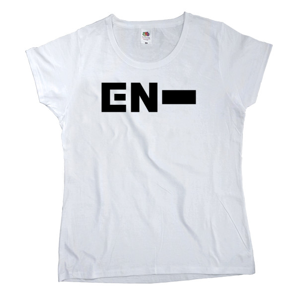 Women's T-shirt Fruit of the loom - enhypen logo 2 - Mfest