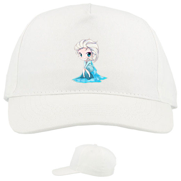 Baseball Caps - 5 panel - elsa frozen chibi - Mfest